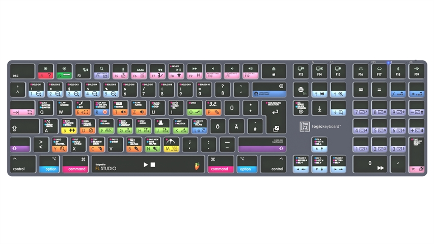 FL Studio<br>TITAN Wireless Backlit Keyboard - Mac<br>DE German
